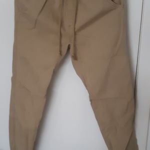 Hollister California Medium light khaki color or light brown made in Nicaragua